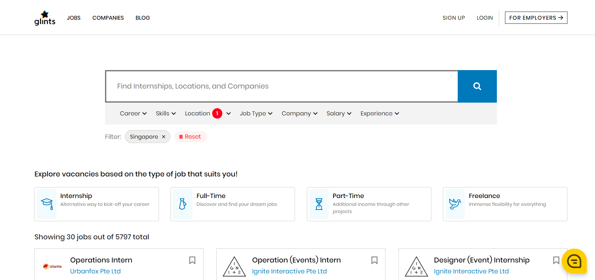 Glints Platform 10 Freelance Job Sites in Singapore You Never Knew About | lancerX