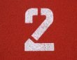red and white number 2